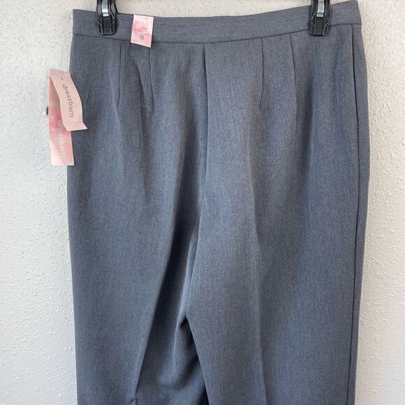 NWT Dress Barn Gray Slack Pants Size 8 - Picture 5 of 7